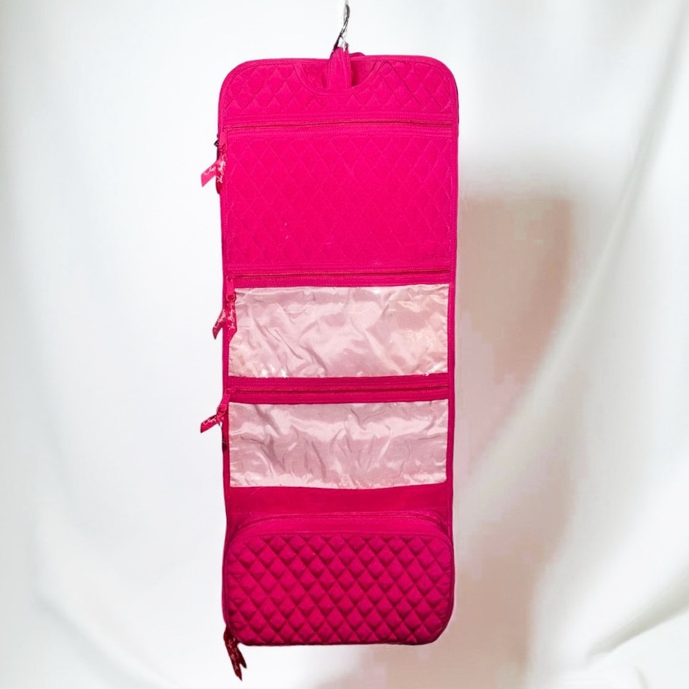 Vera Bradley Pink Quilted Hanging Organizer